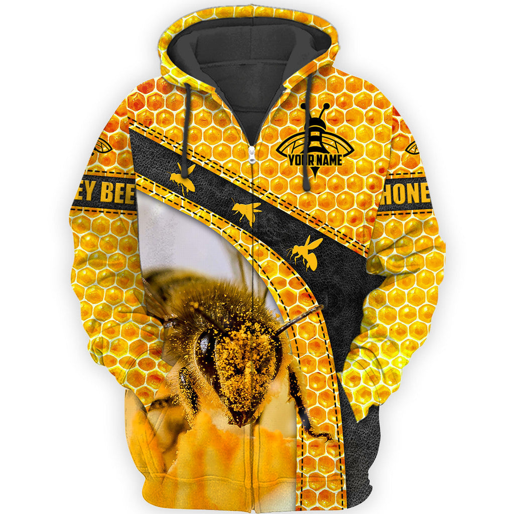 Personalized Name Honey Bee 6 All Over Printed Unisex Shirt Q181105