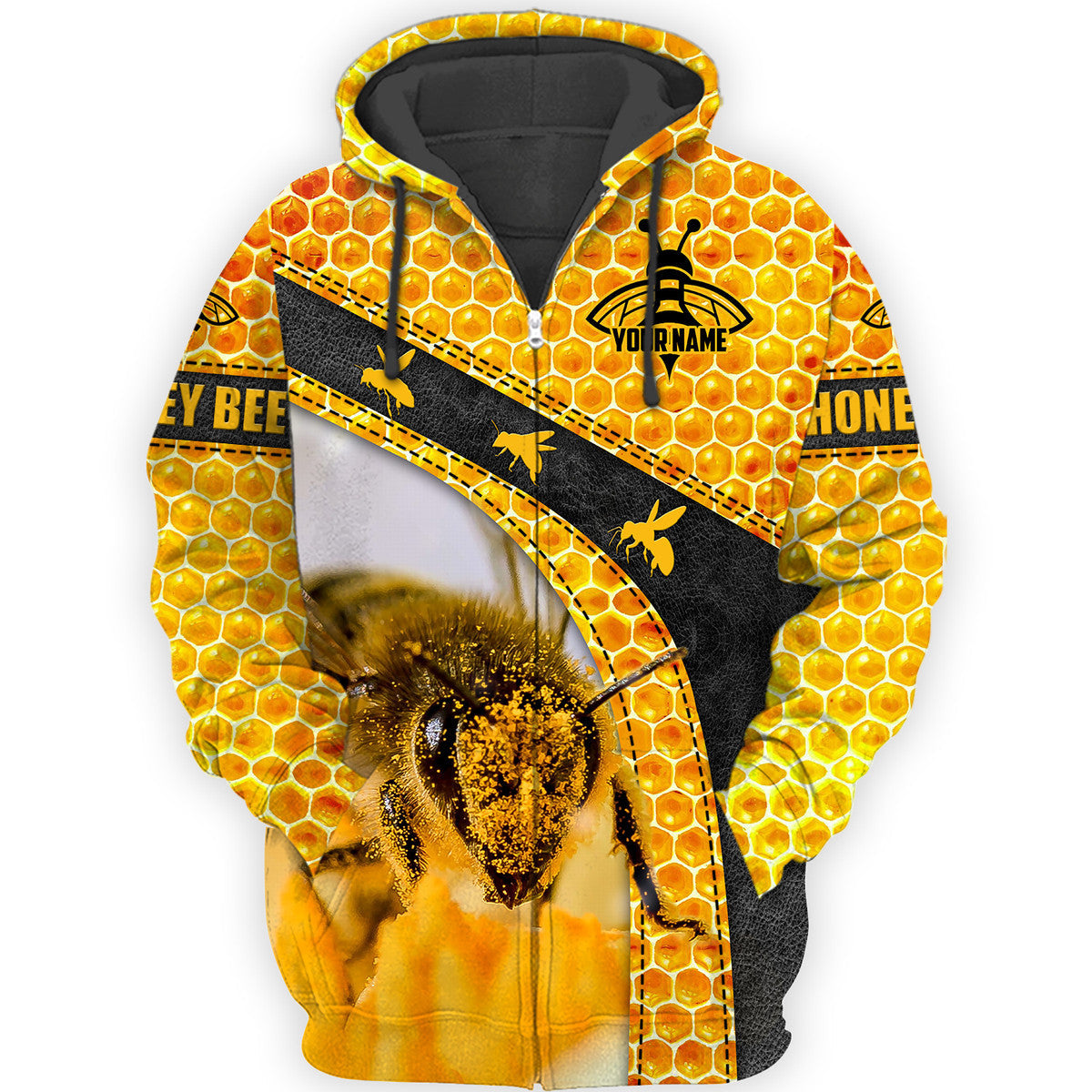 Personalized Name Honey Bee 6 All Over Printed Unisex Shirt Q181105