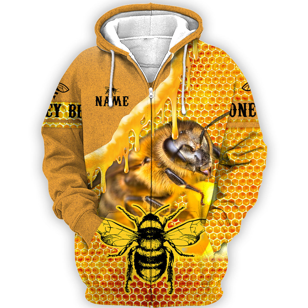 Personalized Name Honey Bee 7 All Over Printed Unisex Shirt Q231202