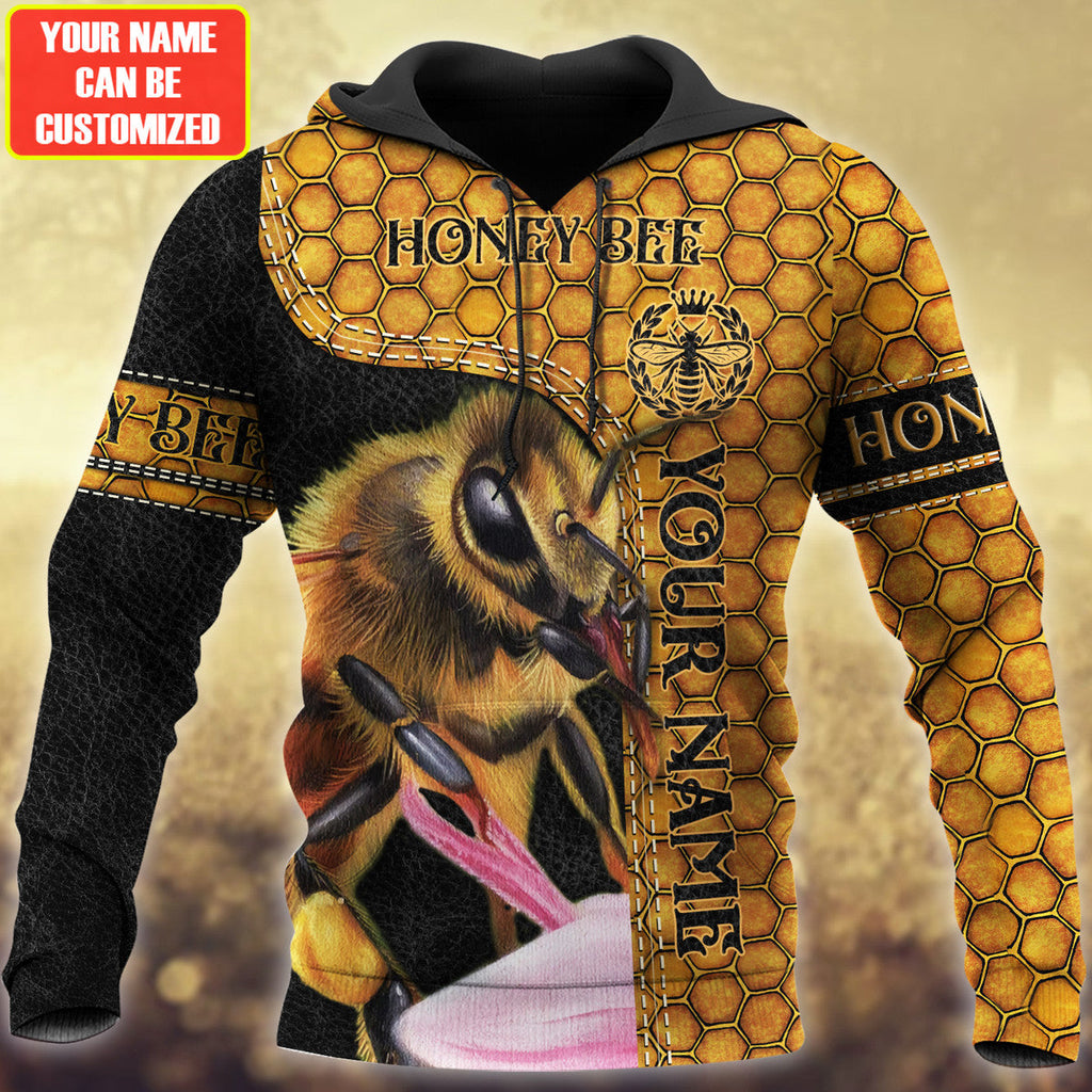 Personalized Name Honey Bee 8 All Over Printed Unisex Shirt Q100202