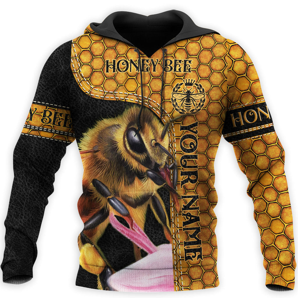 Personalized Name Honey Bee 8 All Over Printed Unisex Shirt Q100202