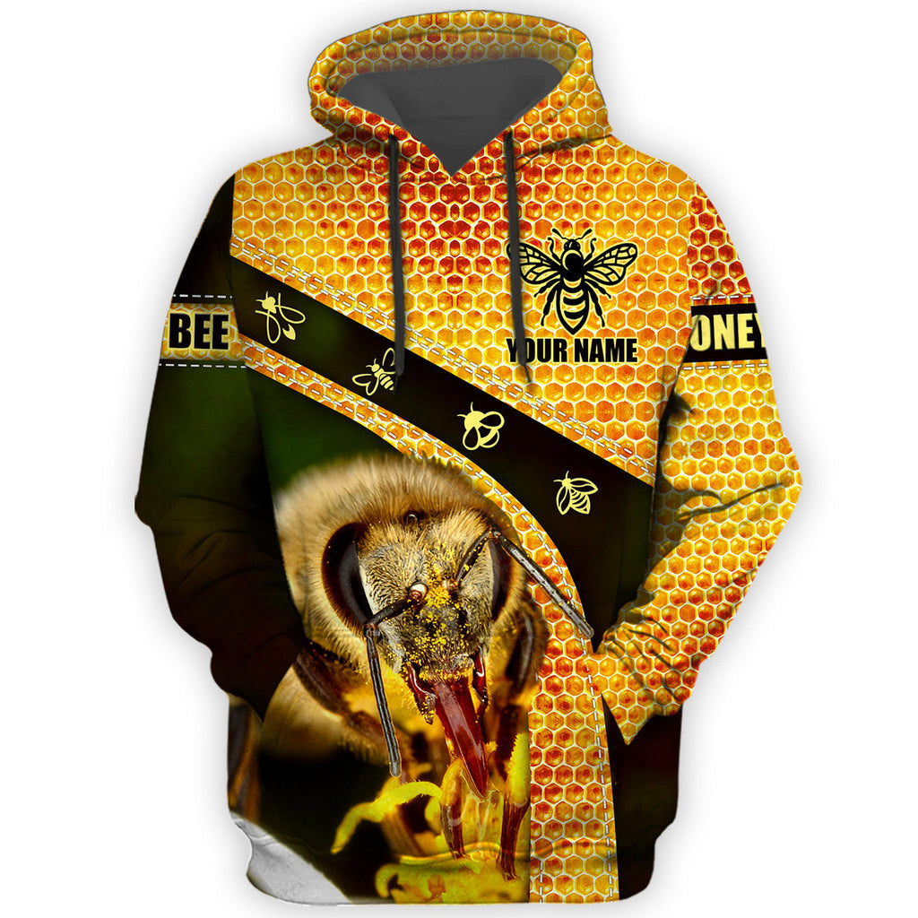 Personalized Name Honey Bee 9 All Over Printed Unisex Shirt Q010301