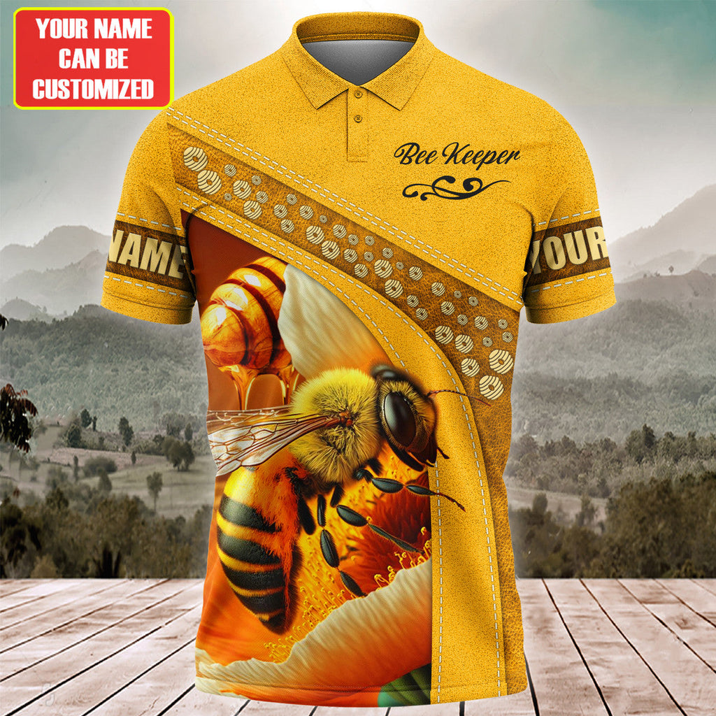 Personalized Name Honey Bee Keeper All Over Printed Unisex Shirt Q050407