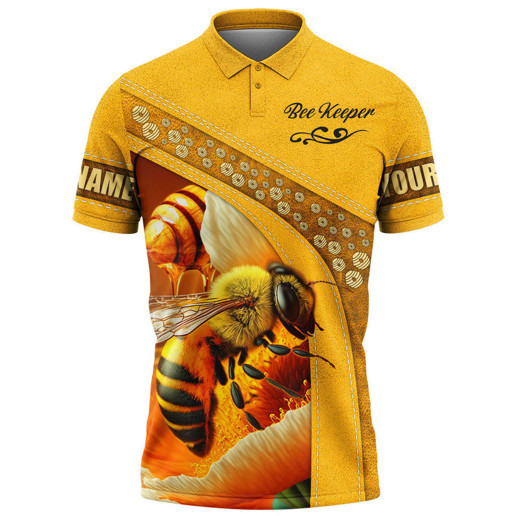 Personalized Name Honey Bee Keeper All Over Printed Unisex Shirt Q050407