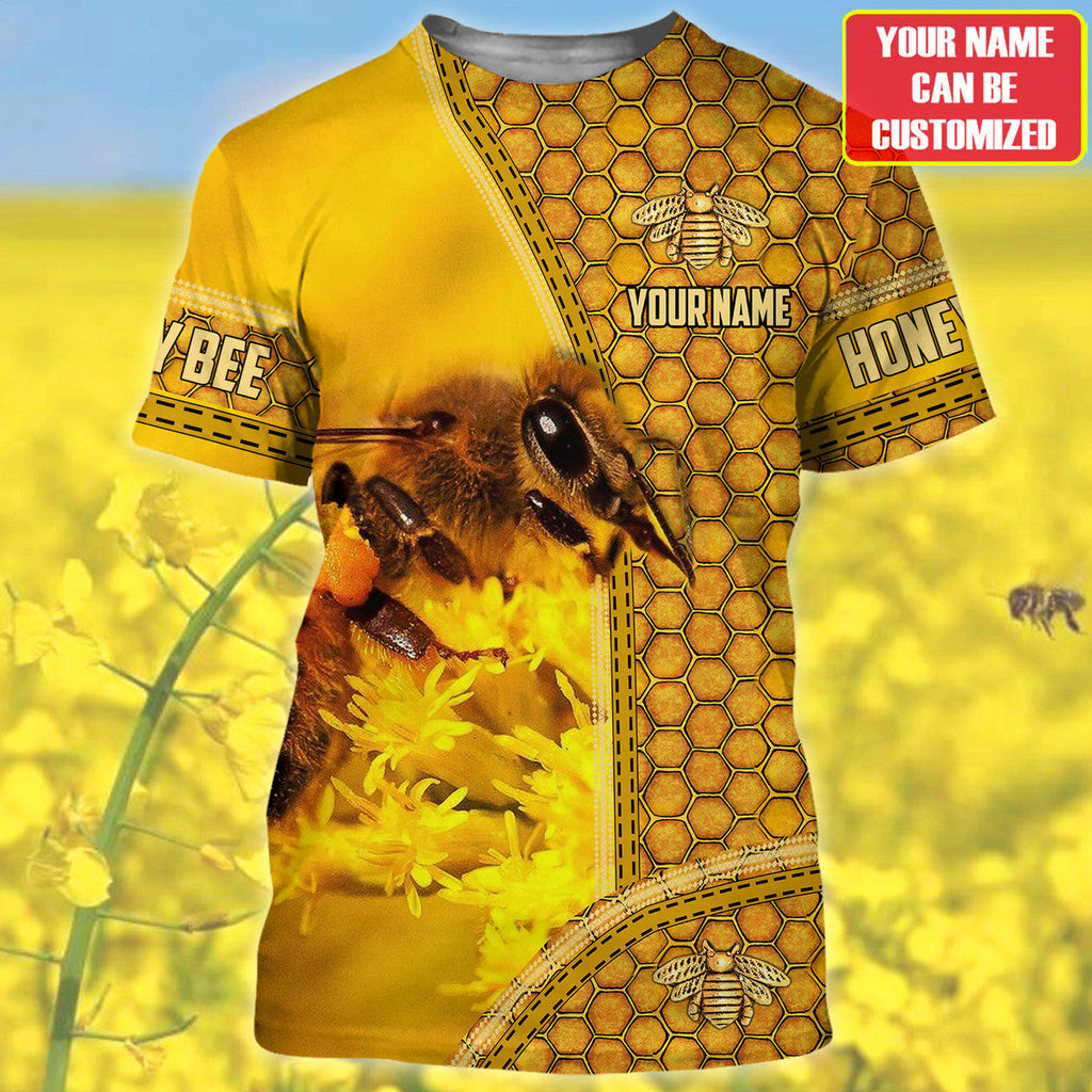 Personalized Name Honey Bee 10 All Over Printed Unisex Shirt Q270406