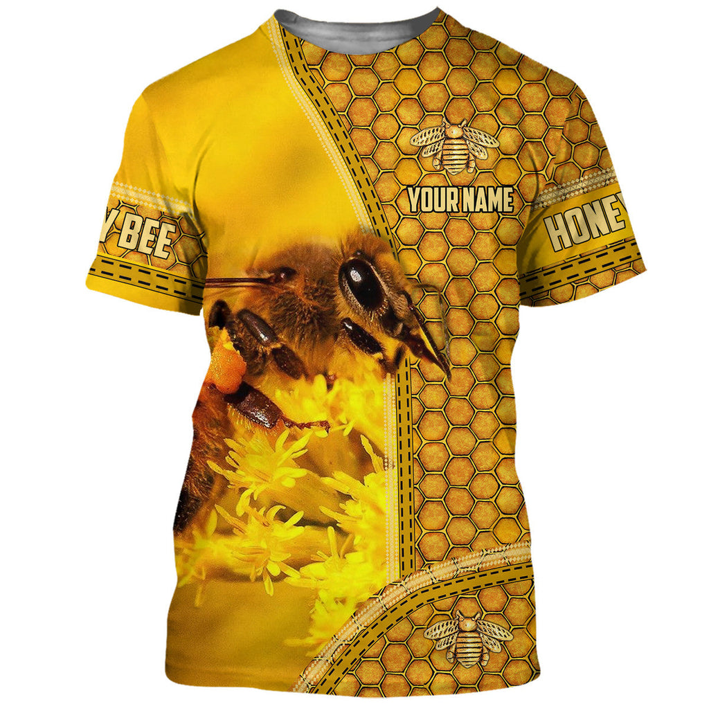 Personalized Name Honey Bee 10 All Over Printed Unisex Shirt Q270406