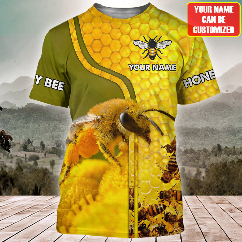 Personalized Name Honey Bee 11 All Over Printed Unisex Shirt Q110505
