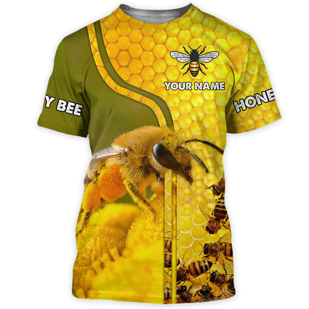 Personalized Name Honey Bee 11 All Over Printed Unisex Shirt Q110505