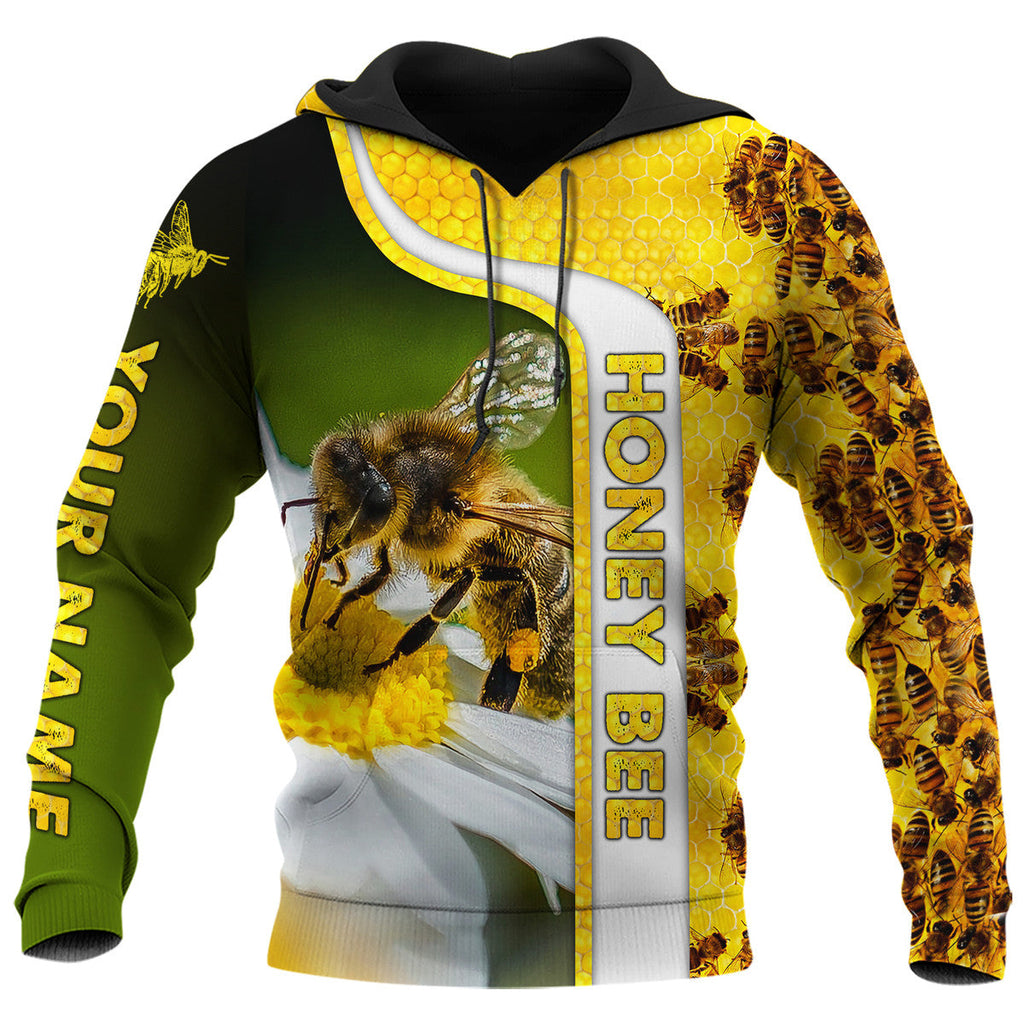 Personalized Name Honey Bee 12 All Over Printed Unisex Shirt Q120501