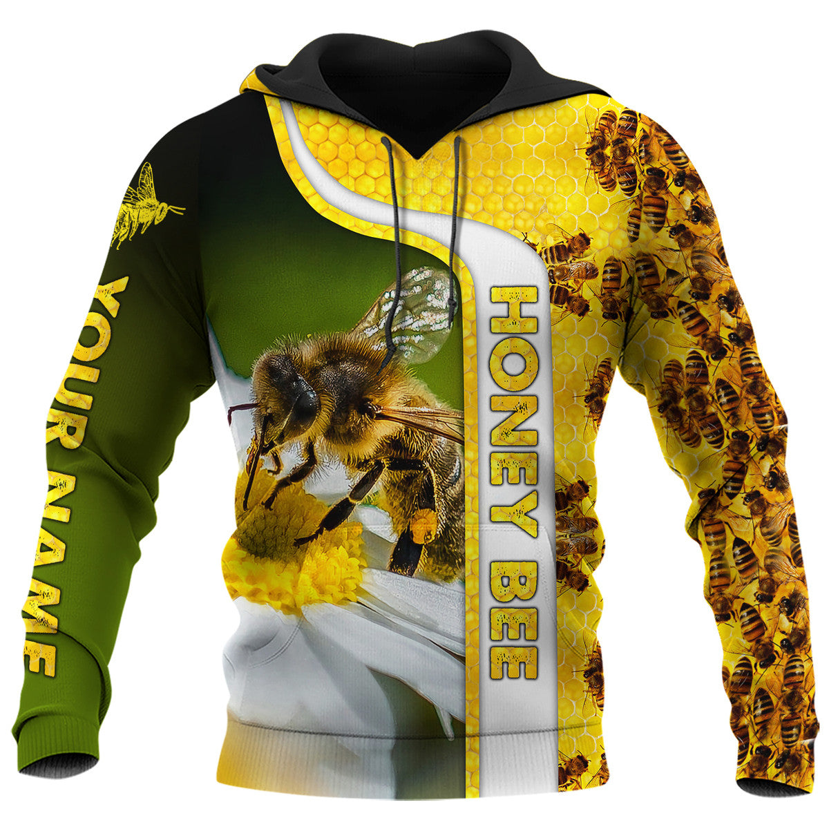 Personalized Name Honey Bee 12 All Over Printed Unisex Shirt Q120501