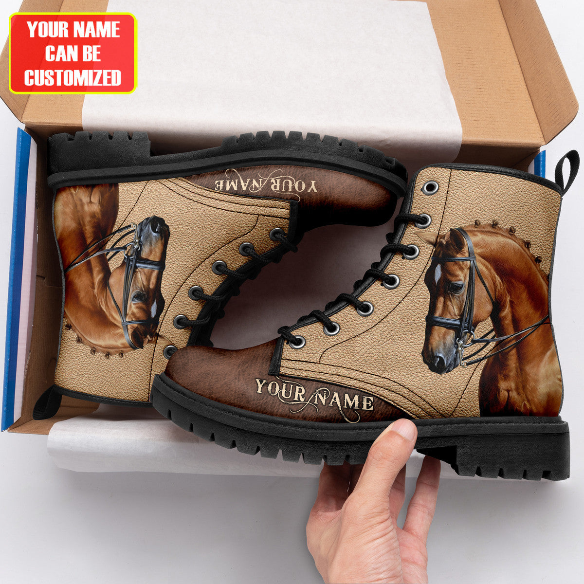 Personalized Horse Q2 All Season Boots Q030101