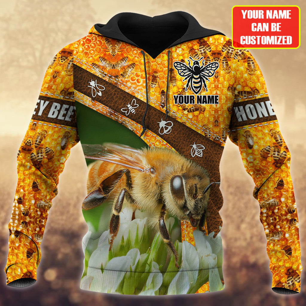 Personalized Name Honey Bee 17 All Over Printed Unisex Shirt Q160801