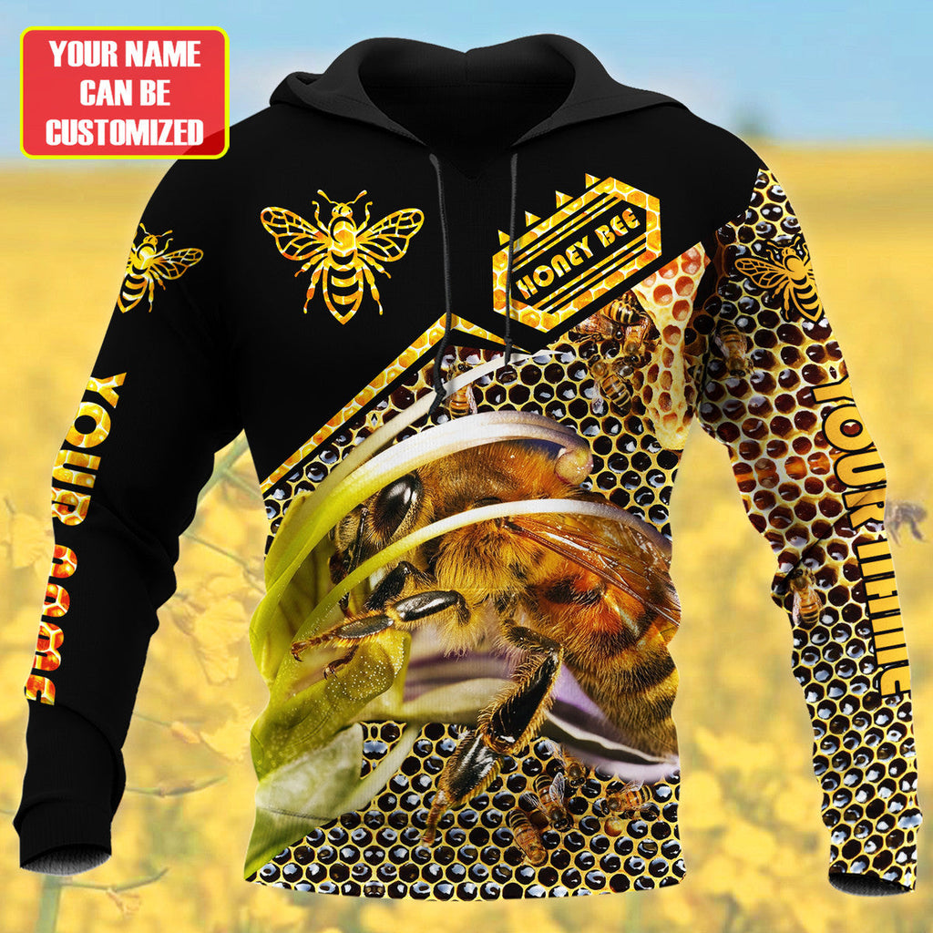 Personalized Name Honey Bee 19 All Over Printed Unisex Shirt Q150902