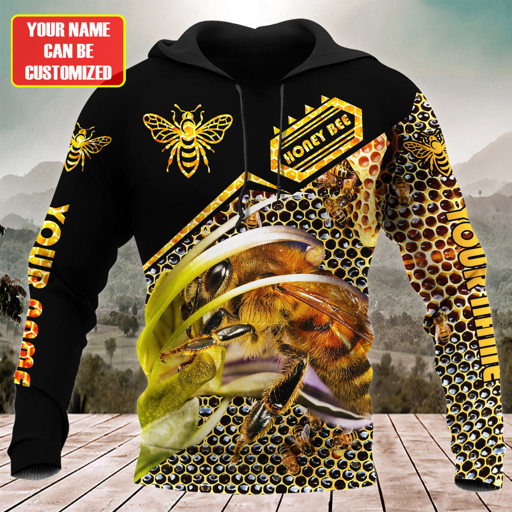 Personalized Name Honey Bee 19 All Over Printed Unisex Shirt Q150902