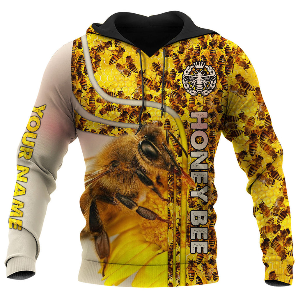 Personalized Name Honey Bee 20 All Over Printed Unisex Shirt Q171006