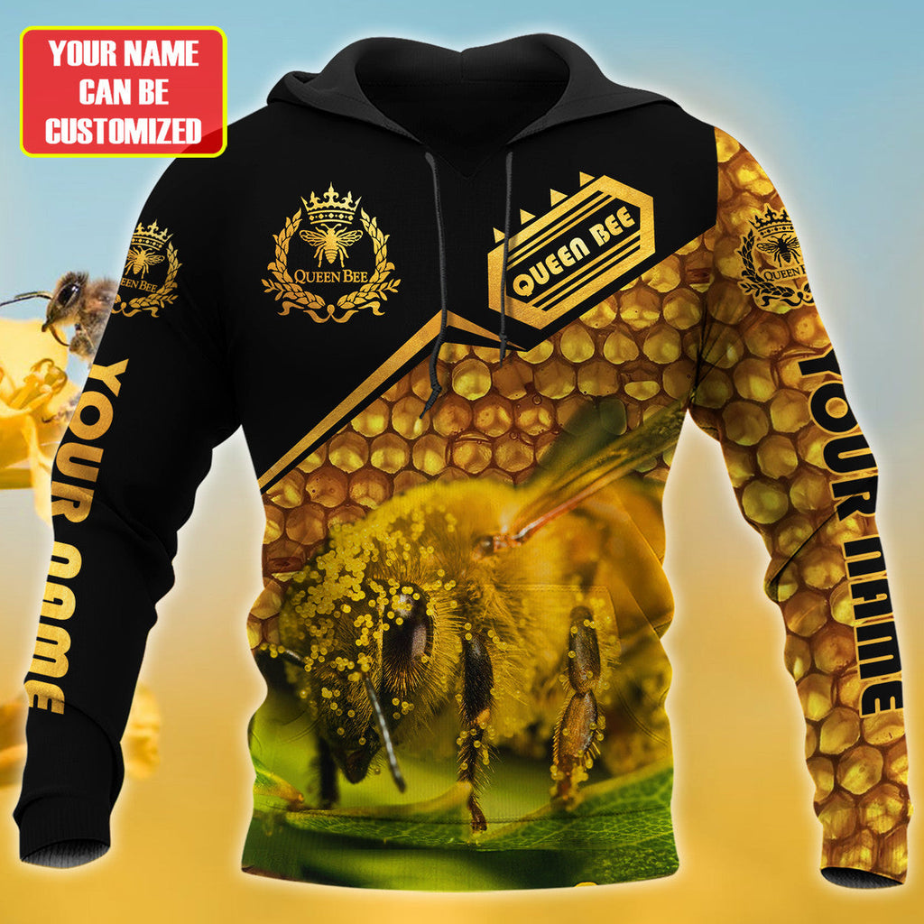 Personalized Name Queen Bee Q2 All Over Printed Unisex Shirt Q151208