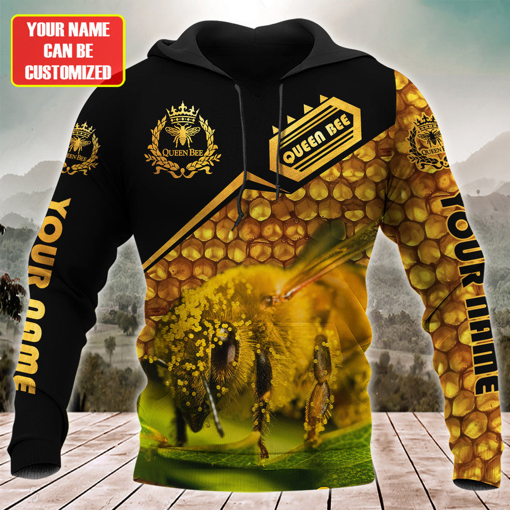 Personalized Name Queen Bee Q2 All Over Printed Unisex Shirt Q151208