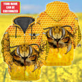 Personalized Name Honey Bee 21 All Over Printed Unisex Shirt Q190103