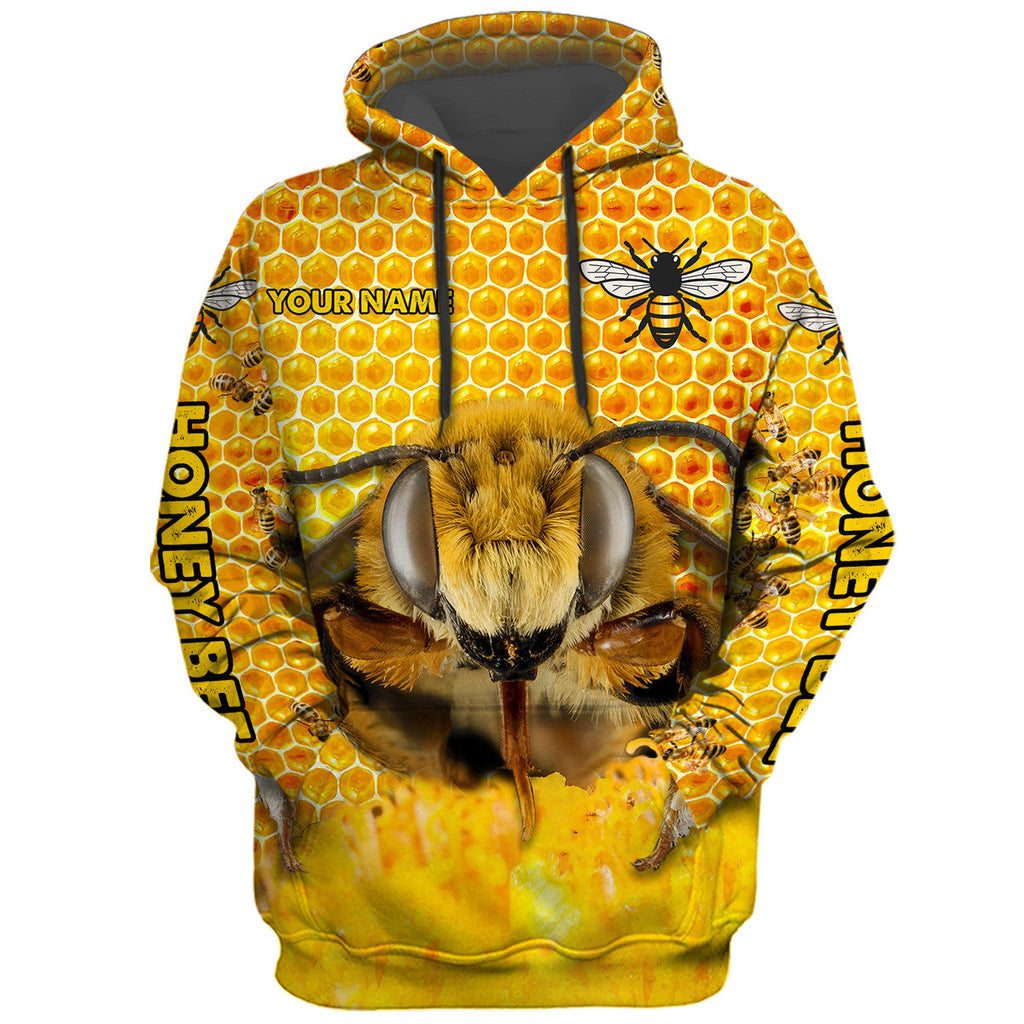 Personalized Name Honey Bee 21 All Over Printed Unisex Shirt Q190103