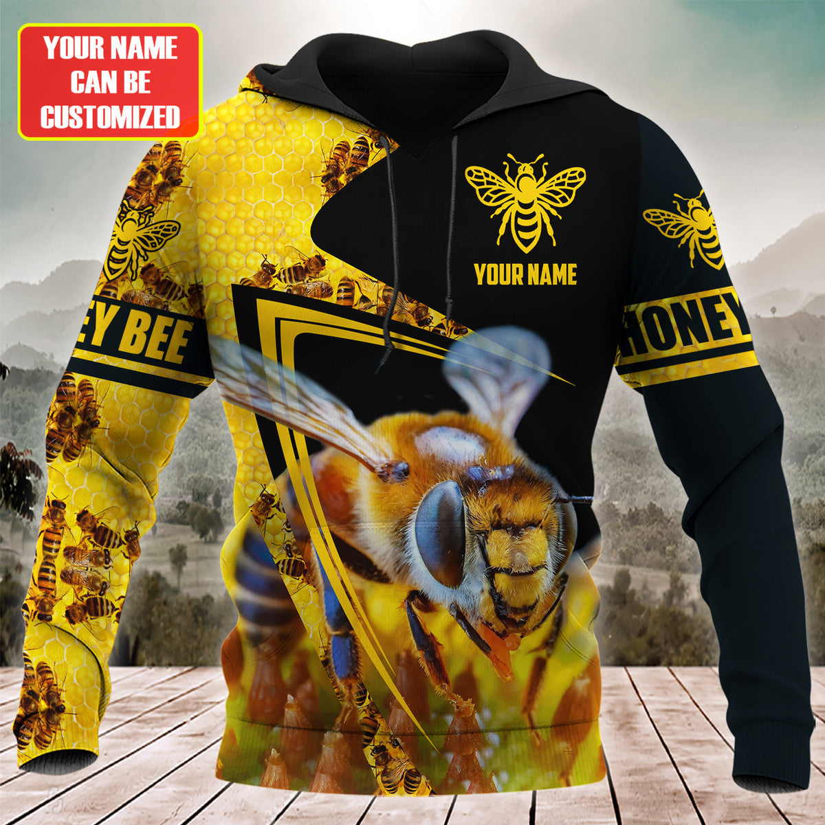 Personalized Name Honey Bee 23 All Over Printed Unisex Shirt Q110702