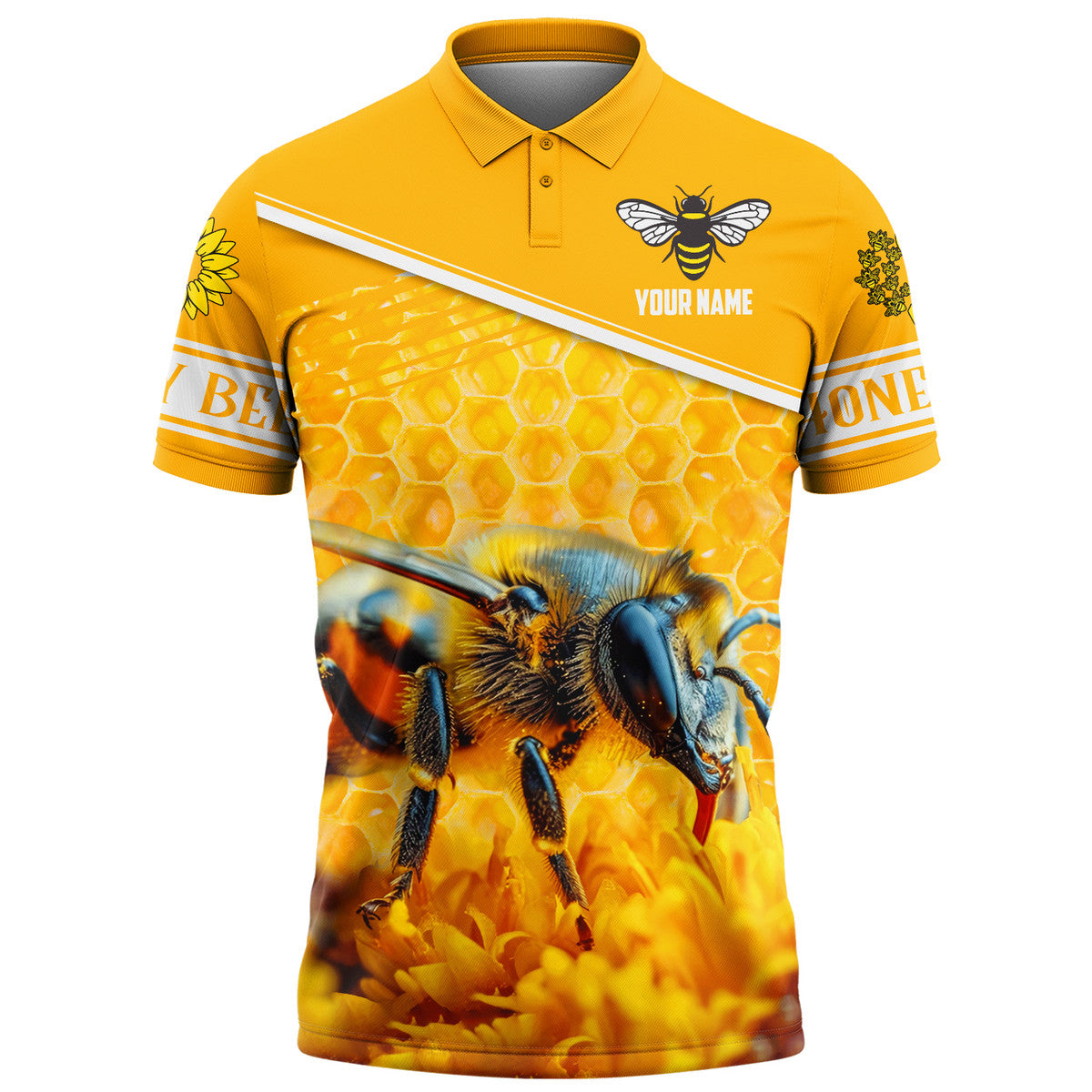Personalized Name Honey Bee 24 All Over Printed Unisex Shirt Q070801