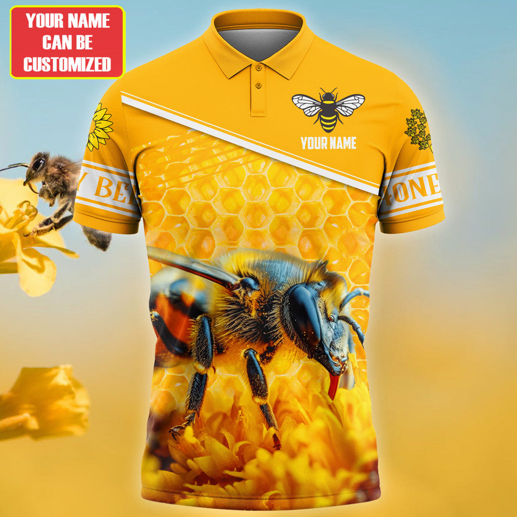 Personalized Name Honey Bee 24 All Over Printed Unisex Shirt Q070801