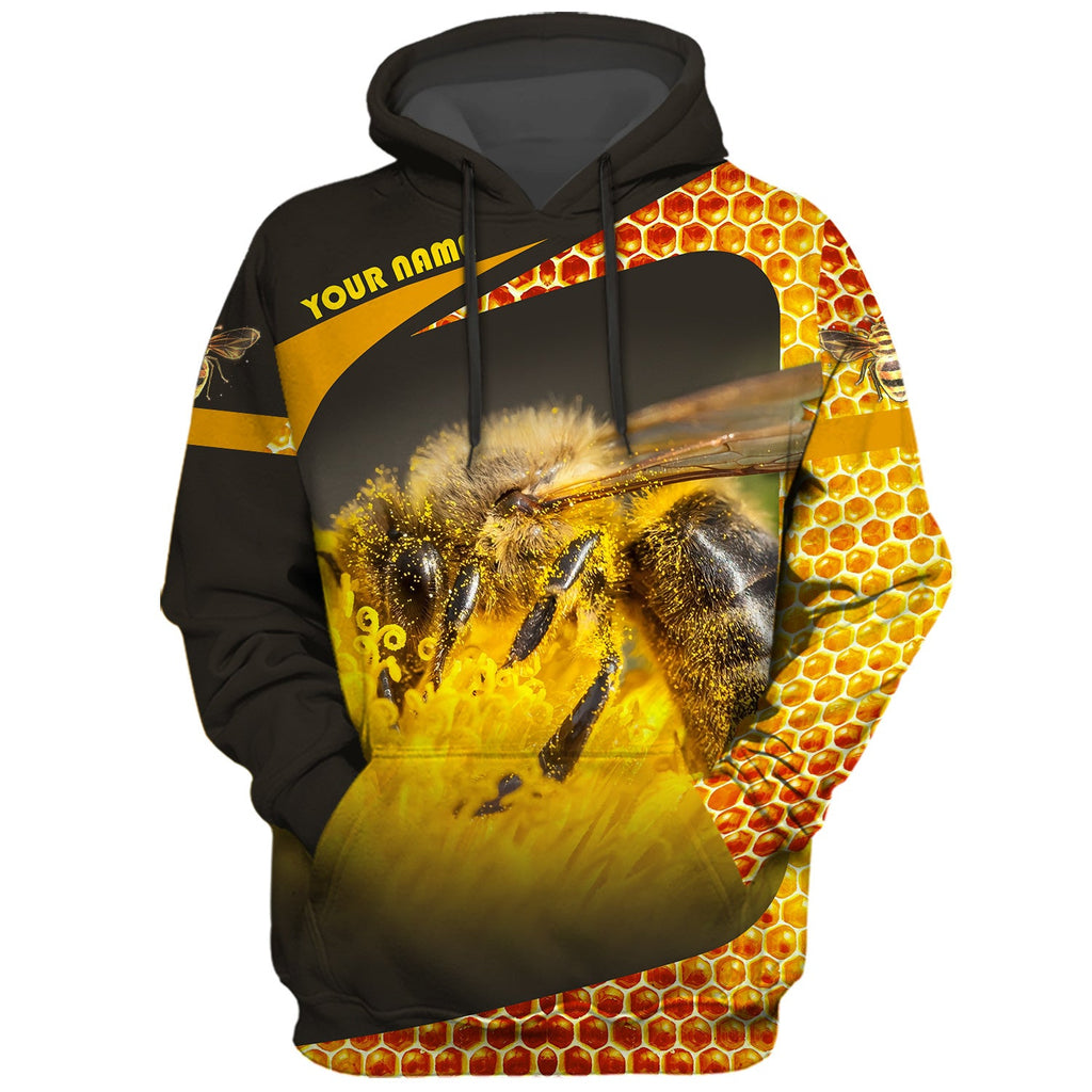 Personalized Name Honey Bee 25 All Over Printed Unisex Shirt Q211201
