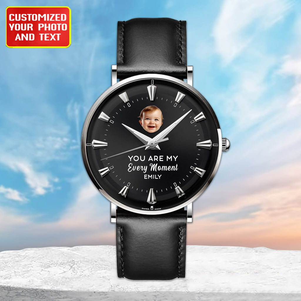 Customized For Loved Gift Quartz Leather Watch