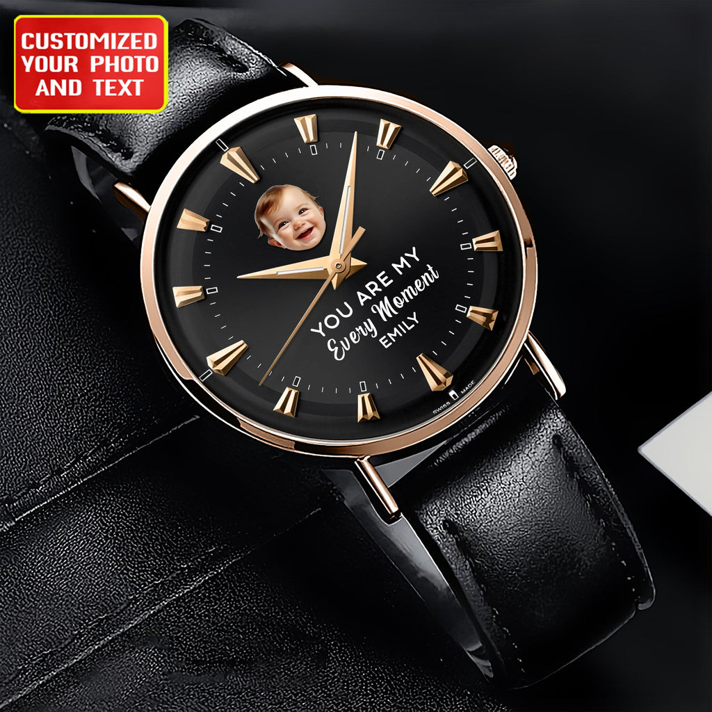 Customized For Loved Gift Quartz Leather Watch