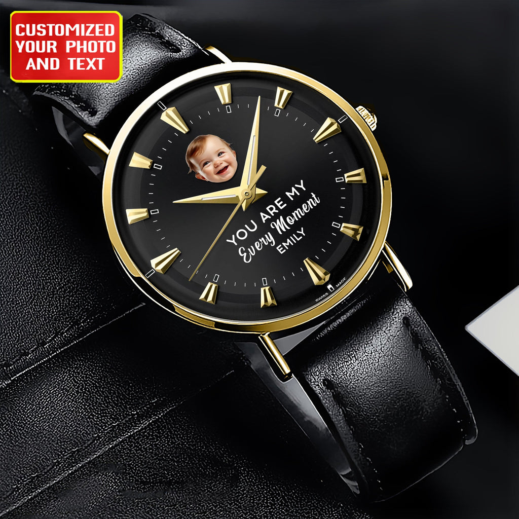 Customized For Loved Gift Quartz Leather Watch