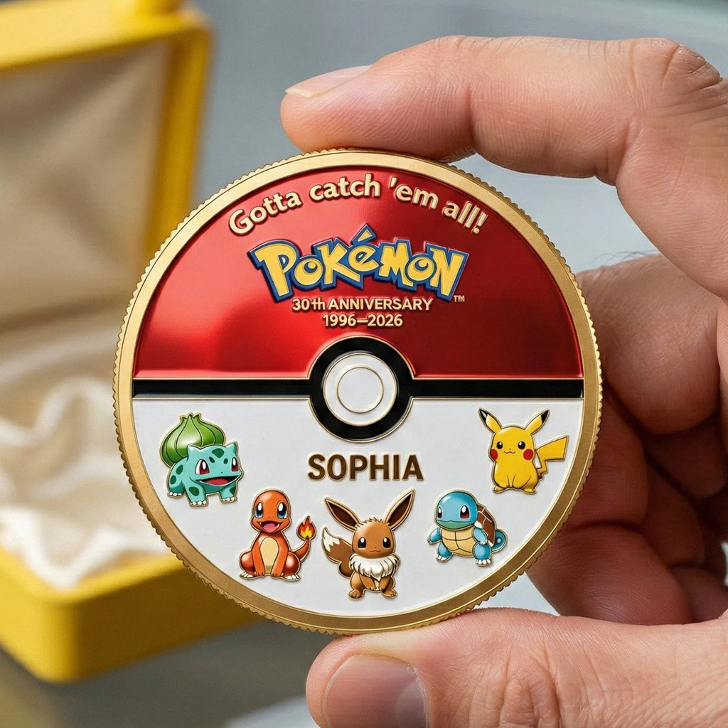 30th Anniversary Monster Trainer Commemorative Coin – Personalized Gifts