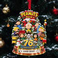 76TH Anniversary Cartoon Friends Ornament - Personalized Christmas Gifts