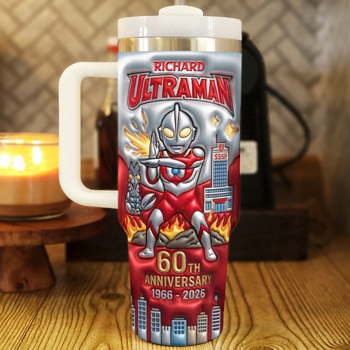 60th Anniversary Giant Hero Tumbler - Personalized Anniversary Gift