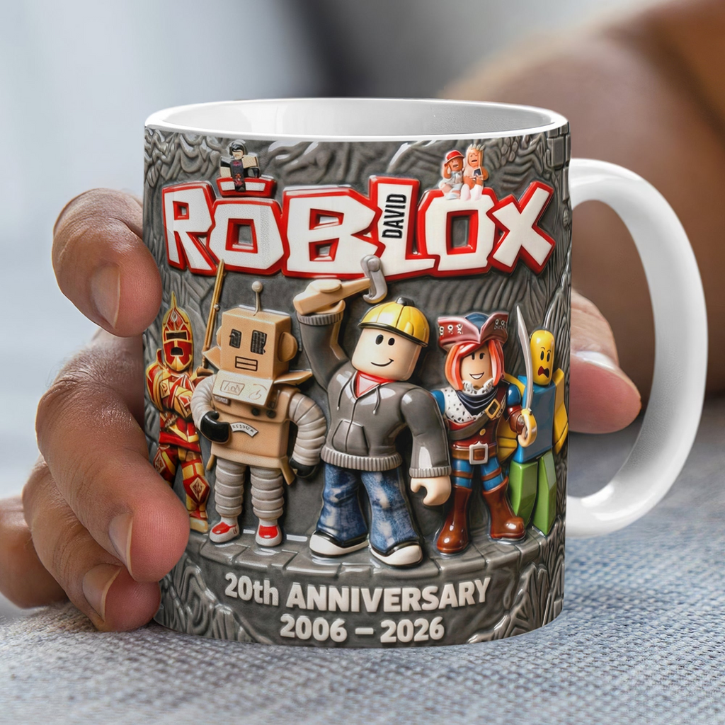 Build Your Squad - Personalized Gamer Custom Name Mug