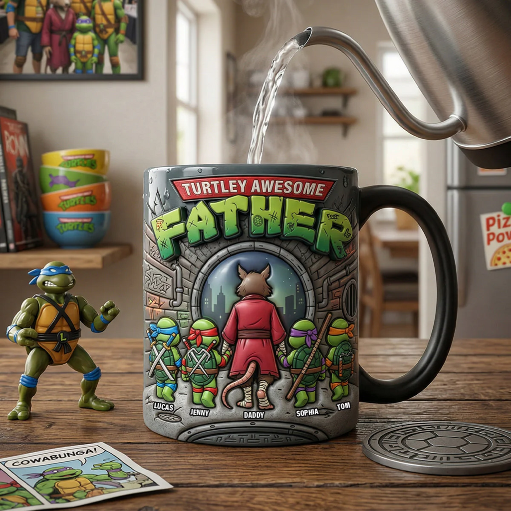 Just Turtley Awesome Coffee Mug - Personalized Gifts For Father's Day