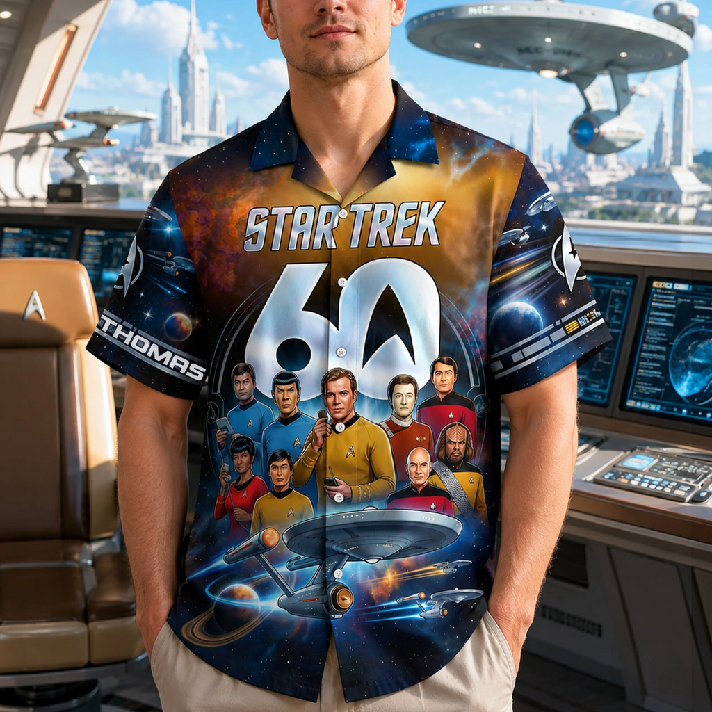 Celebrating 60 Years Hawaiian Shirt - Personalized Gifts For Movie Lovers
