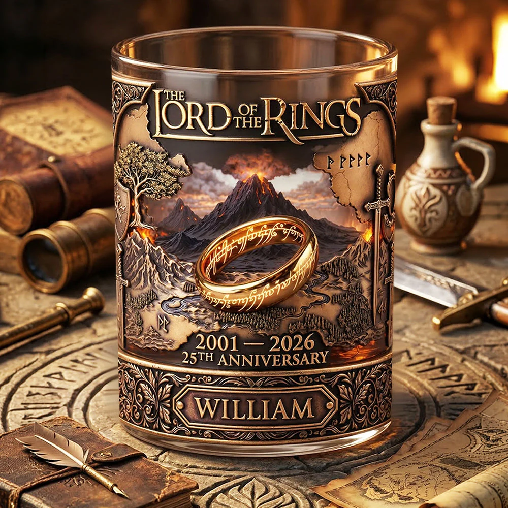 Epic Adventure 25th Round Glass Personalized Gifts For Epic Lovers