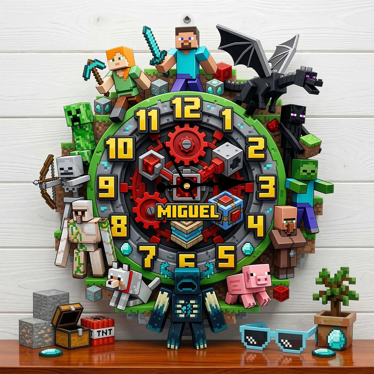 Adventure Wall Clock Personalized Unique Gifts