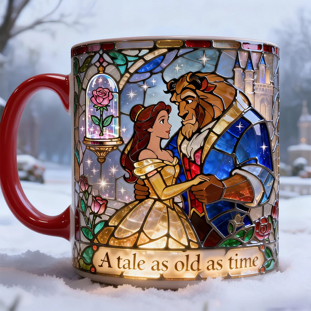 Romantic Fairy Tales Accent Mug - Personalized Gifts For Couple
