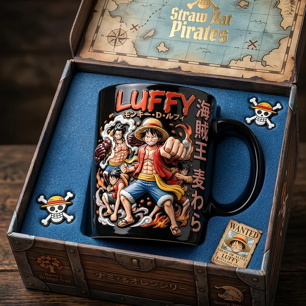 Pirate Anime Coffee Mug - Personalized Gifts For Anime Lovers