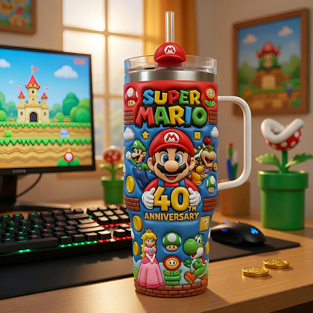 Gamer Legend Anniversary Handle Tumbler - Personalized Anniversary Gifts