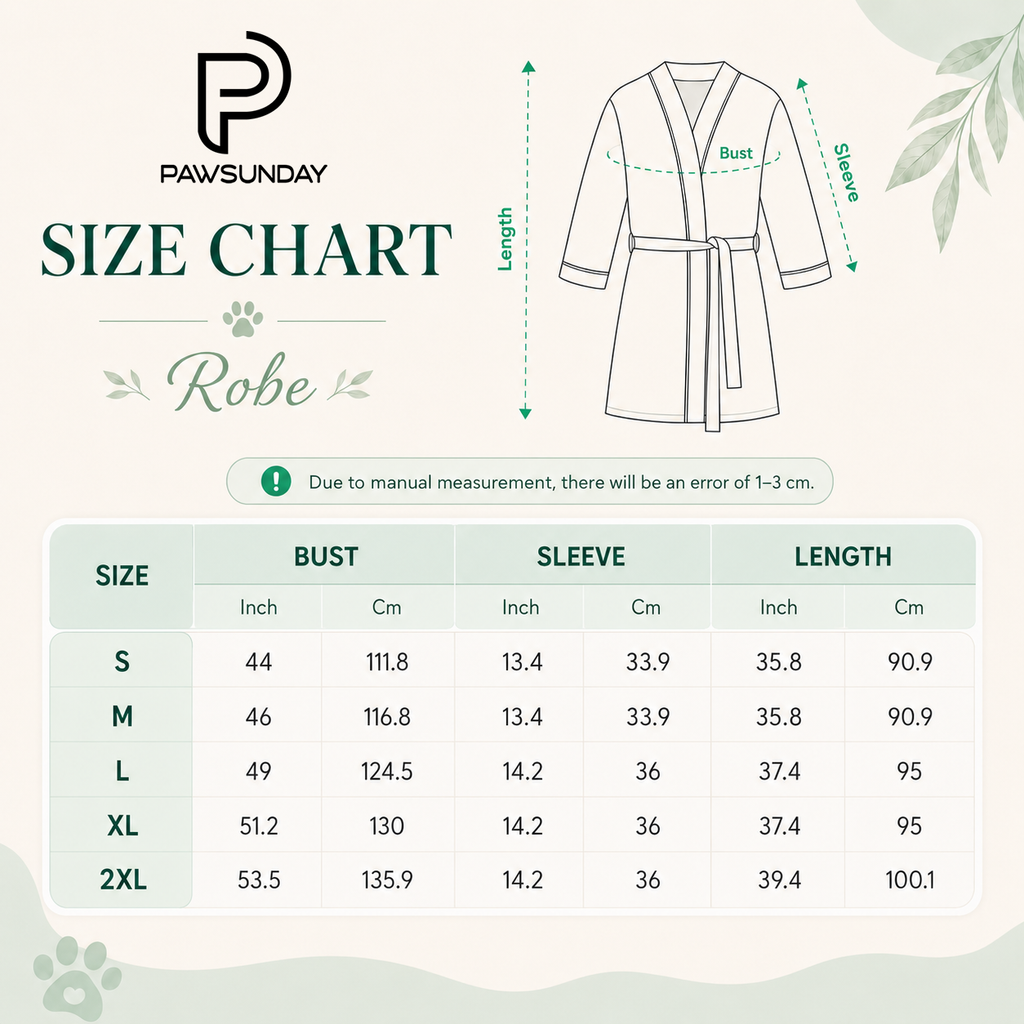 Classic Cartoon Puppy & Little Bird - Personalized Cartoon Women’s Satin Robe