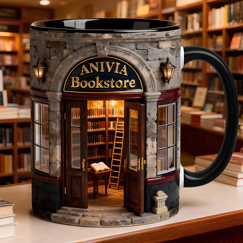 Bookstore Accent Mug - Personalized Gifts For Book Lovers