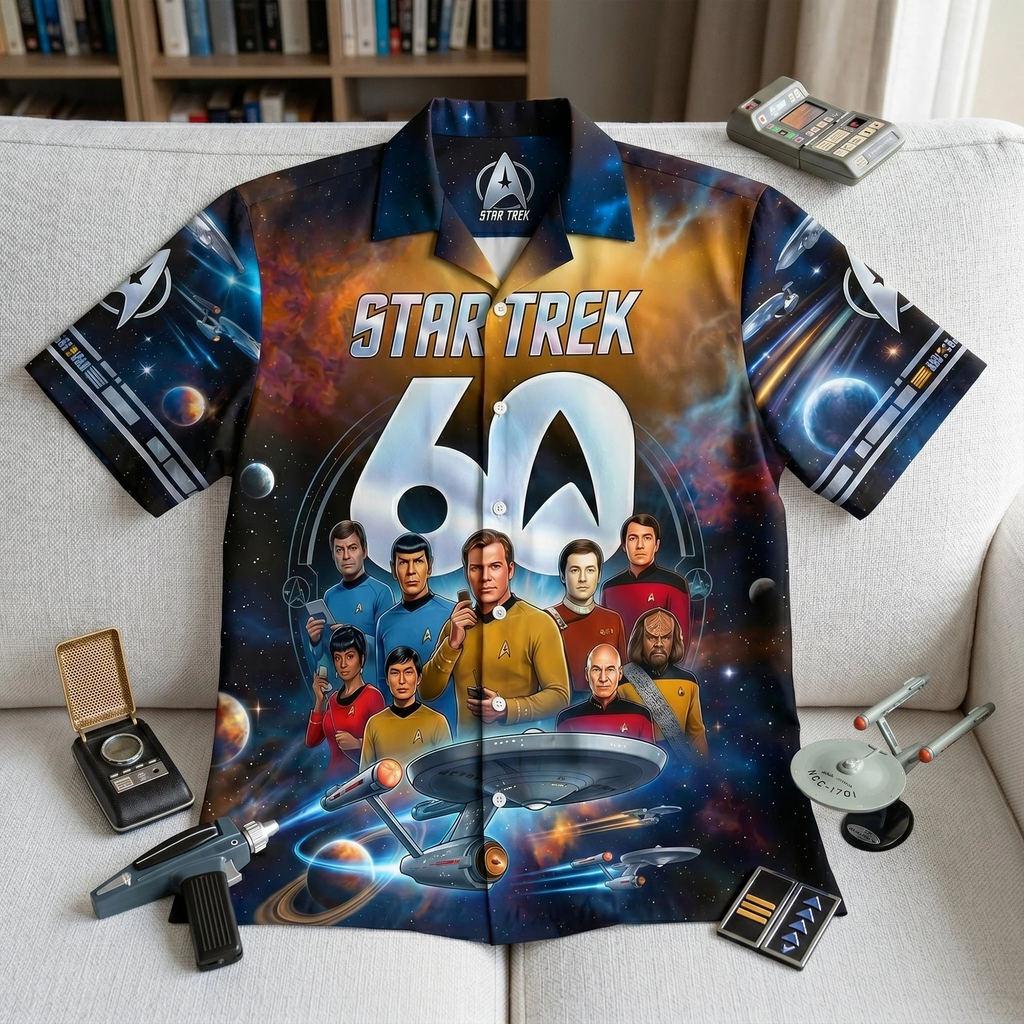 Celebrating 60 Years Hawaiian Shirt - Personalized Gifts For Movie Lovers