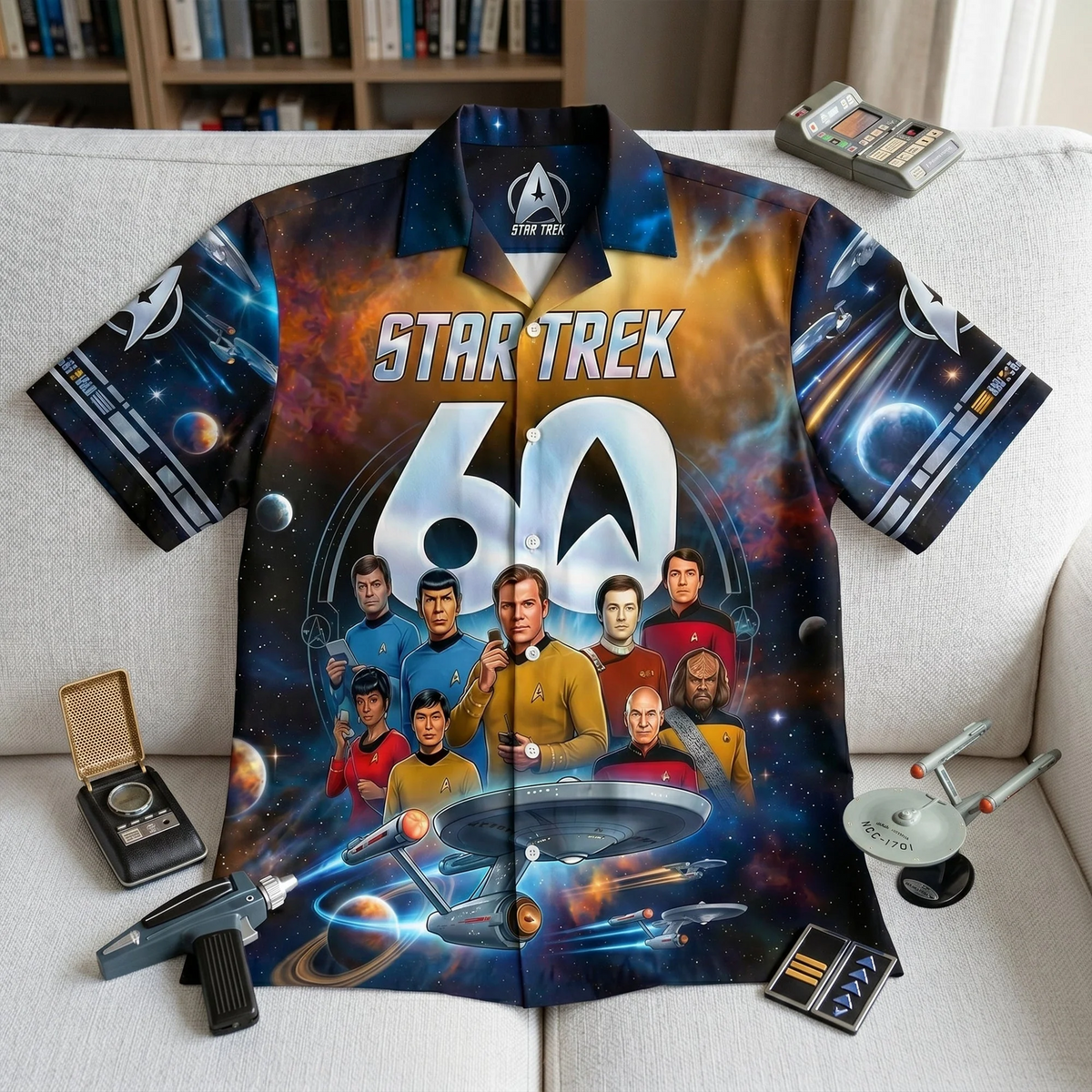 Celebrating 60 Years Hawaiian Shirt - Personalized Gifts For Movie Lovers