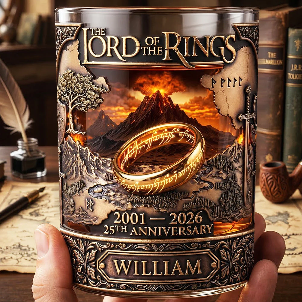 Epic Adventure 25th Round Glass Personalized Gifts For Epic Lovers