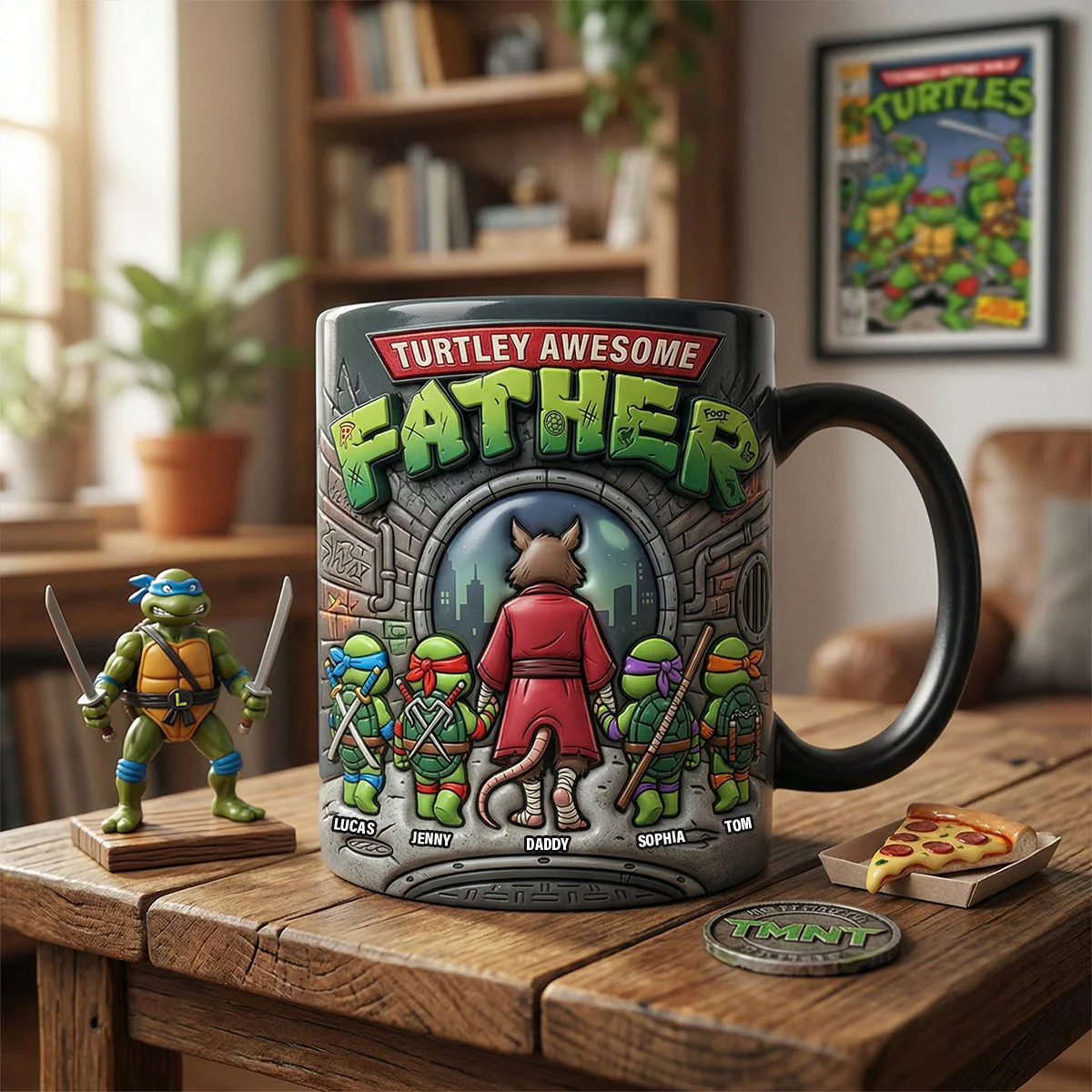 Just Turtley Awesome Coffee Mug - Personalized Gifts For Father's Day