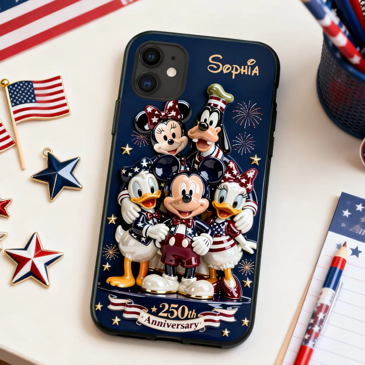 USA 250th Anniversary Phone Case Personalized Gifts