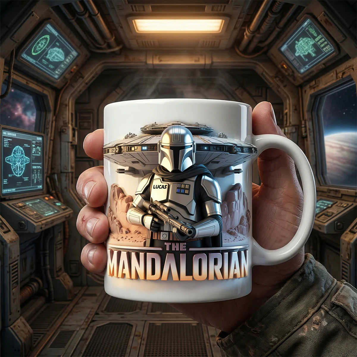 Space Warrior Coffee Mug - Personalized Gifts For Sci-Fi Lover Coffee Mug