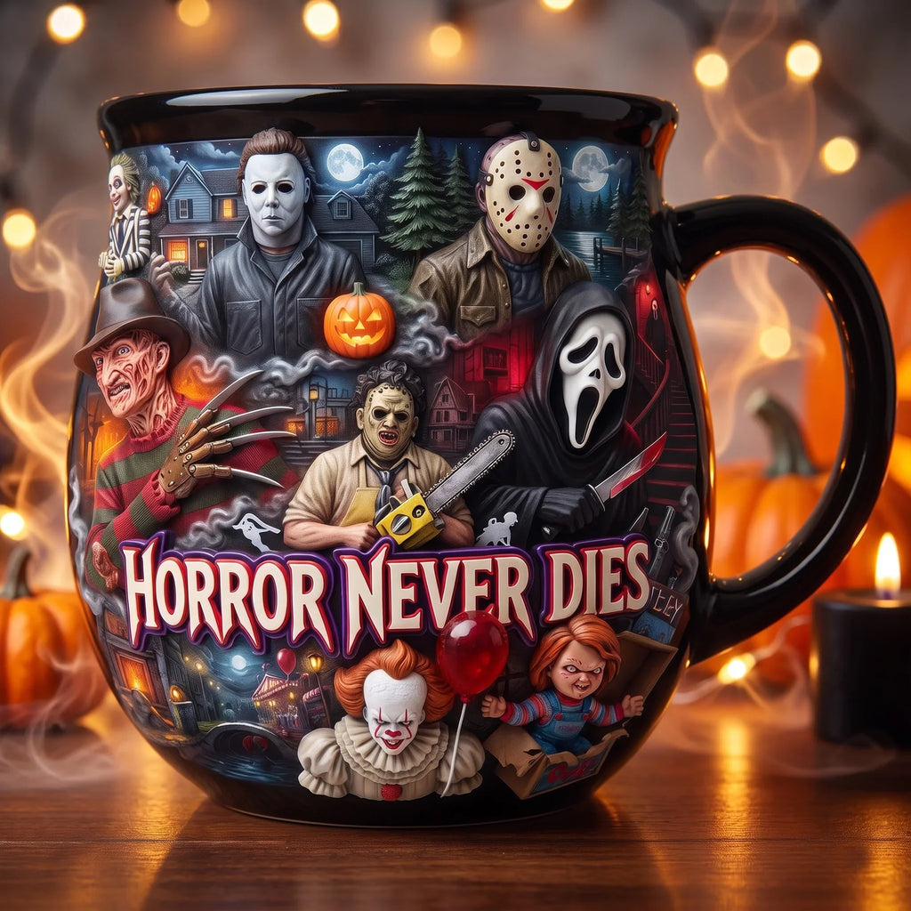 Halloween Villain Ceramic Cauldron Mug - Personalized Gifts For Halloween Cauldron Mug